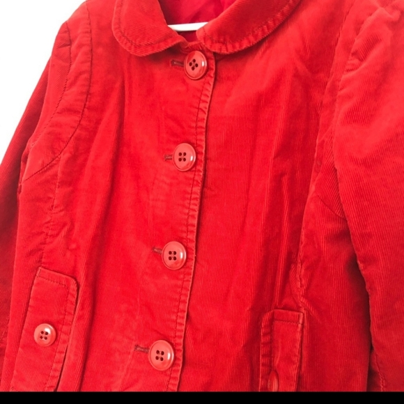 J Crew Red Corduroy Jacket - Picture 2 of 6